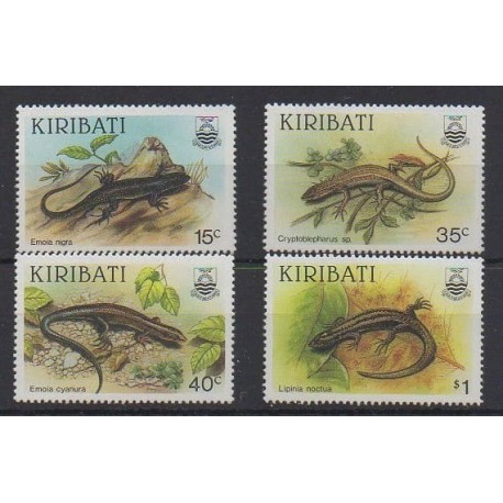 Kiribati - 1987 - Nb 172/175 - Reptils