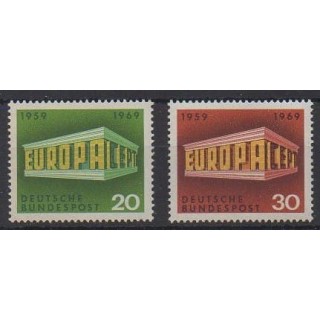Buy this set of stamps of West Germany (FRG) of the year 1969 (Nb 446/447).