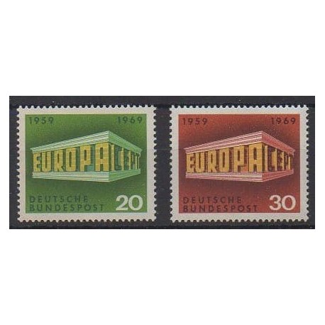Allemagne occidentale (RFA) - 1969 - No 446/447 - Europa