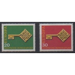 Allemagne occidentale (RFA) - 1968 - No 423/424 - Europa