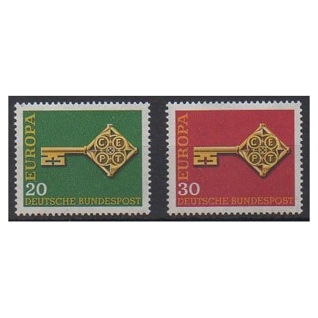 West Germany (FRG) - 1968 - Nb 423/424 - Europa