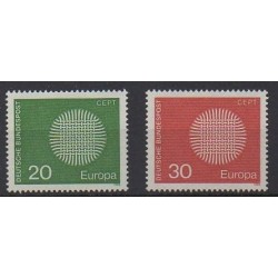 West Germany (FRG) - 1970 - Nb 483/484 - Europa