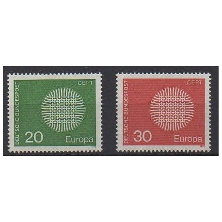 West Germany (FRG) - 1970 - Nb 483/484 - Europa