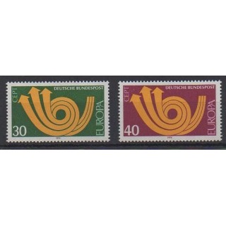 Buy this set of stamps of West Germany (FRG) of the year 1973 (Nb 618/619).
