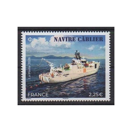France - Poste - 2026 - Nb 5967 - Boats