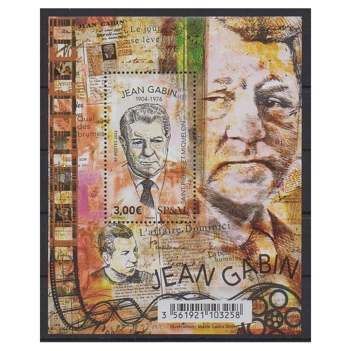 Buy this stamp of Saint-Pierre et Miquelon of the year 2026 (Jean Gabin).