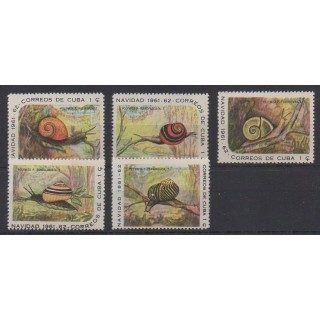 Buy this set of stamps of Cuba of the year 1961 (Nb 568/572).