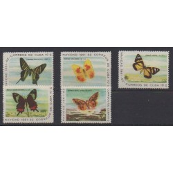 Cub. - 1961 - Nb 578/582 - Insects - Christmas