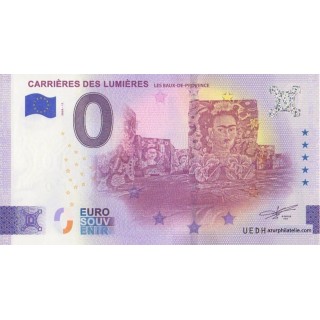 Billet souvenir touristique - 2026-11 - Carrières de Lumières - Baux-de-Provence - (Bouches-du-Rhône)