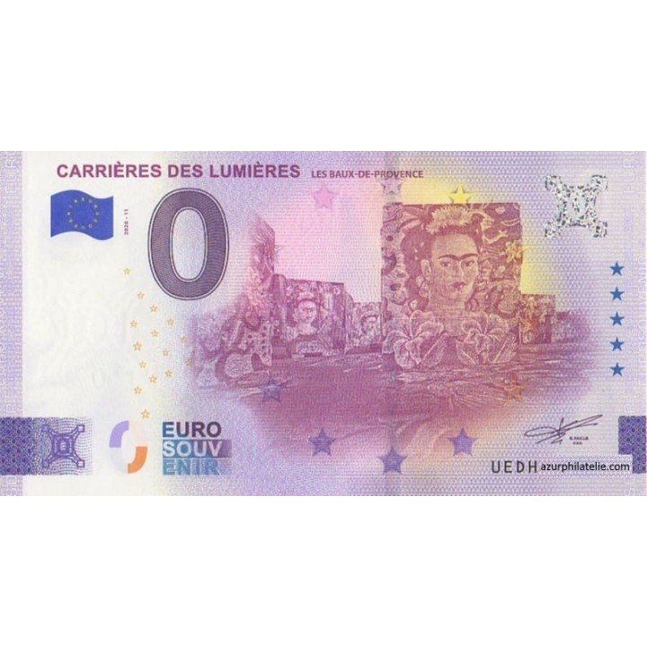 Billet souvenir touristique - 2026-11 - Carrières de Lumières - Baux-de-Provence - (Bouches-du-Rhône)