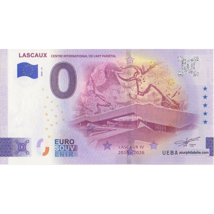 Billet souvenir touristique - 2026-12 - Lascaux - (Dordogne)