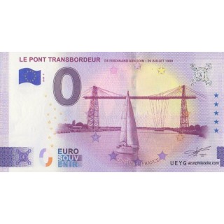 Euro banknote memory - 2026 - Le Pont Transbordeur - (Charente-Maritime)