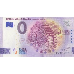 Billet souvenir - 84 - Moulin Vallis Clausa - Fontaine de Vaucluse - 2026-5