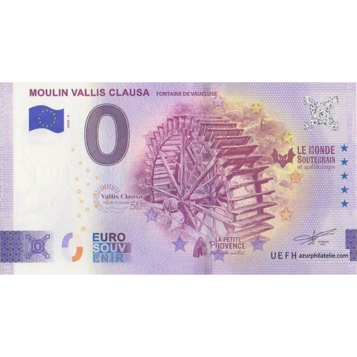 Euro banknote memory - 2026 - Moulin Vallis Clausa - Fontaine de Vaucluse  - (Vaucluse)