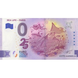 Euro banknote memory - 2026 - Sea Life - Paris - (Seine-et-Marne)