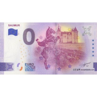 Billet souvenir touristique - 2026-1 - Saumur - (Maine-et-Loire)