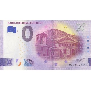 Billet souvenir touristique - 2026-1 - Saint-Guilhem-le-Désert - (Hérault)