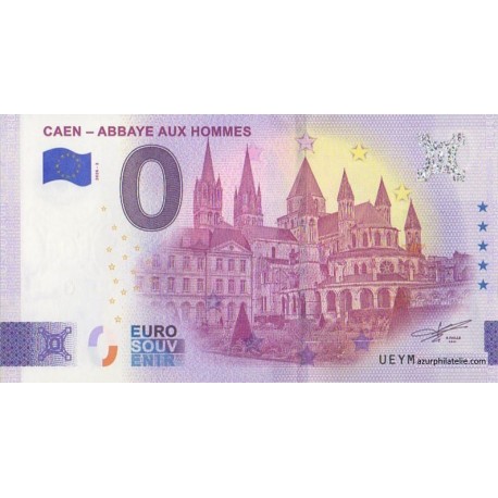 Euro banknote memory - 14 - Caen - Abbaye aux Hommes - 2026-2
