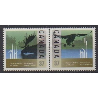 Buy this set of stamps of Canada of the year 1988 (Nb 1046/1047).