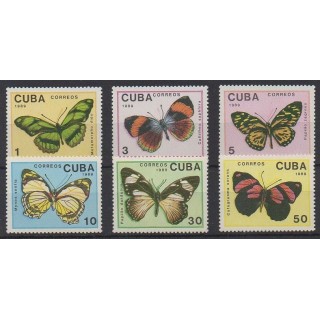 Acheter cette série de timbres de Cuba de l'année 1989 (No 2914/2919).
