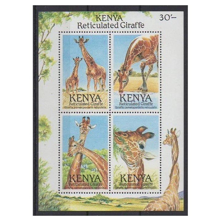 Acheter ce bloc-feuillet du Kenya de l'année 1989 (No BF35).