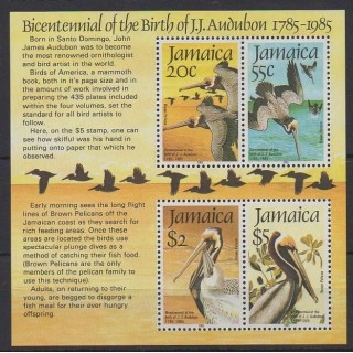 Acheter ce bloc-feuillet de Jamaïque de l'année 1985 (No BF24).