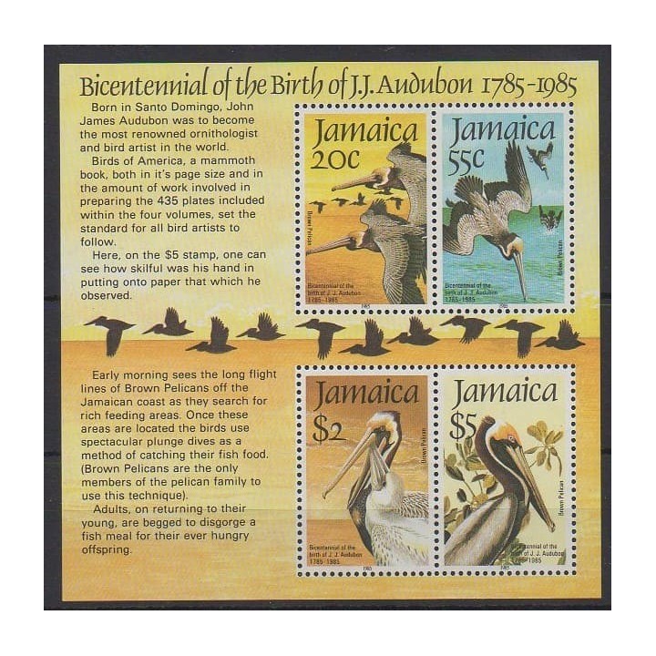 Acheter ce bloc-feuillet de Jamaïque de l'année 1985 (No BF24).