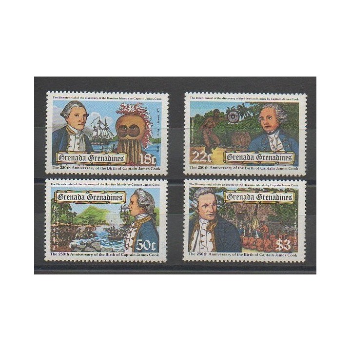 Stamps - Grenadines - 1978 - Nb 277/280 - Boats