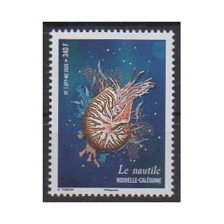 Acheter ce timbre de Nouvelle-Calédonie de l'année 2026 (Le nautile).