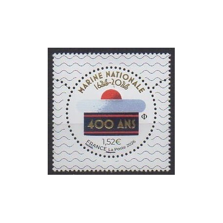 France - Poste - 2026 - 400 ans de la marine nationale - Military history