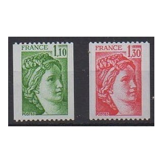 Acheter cette série de timbres de France de l'année 1979 (No 2062/2063).