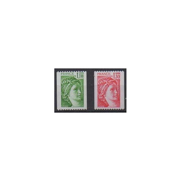 Acheter cette série de timbres de France de l'année 1979 (No 2062/2063).
