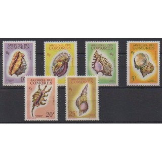 Buy these stamps of Comoros of the year 1962 (Nb 19/24). - Mint hinged
