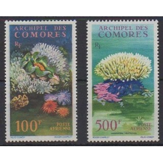 Buy these stamps of Comoros of the year 1962 (Nb PA5/PA6). - Mint hinged