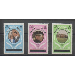 Stamps - Caicos ( Islands) - 1981 - Nb 8(B)/10(B) - Royalty