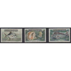 Mali - 1961 - No 10/12 - Vie marine - Neufs avec charnière