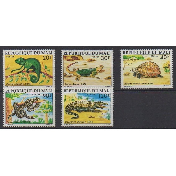 Buy this set of stamps of Mali of the year 1976 (Nb 252/256). - Mint hinged