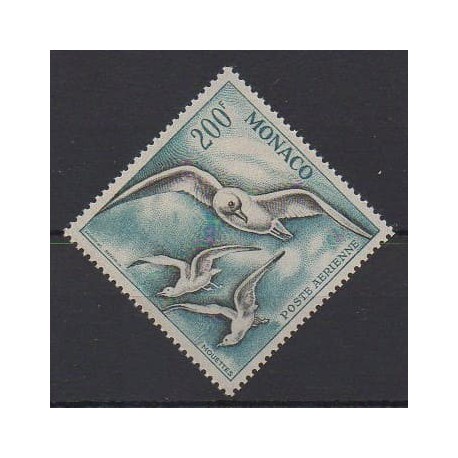 Monaco - Airmail - 1957 - Nb PA67 - Birds