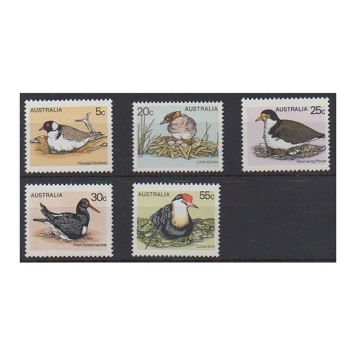 Acheter cette série de timbres d'Australie de l'année 1978 (No 636/640).