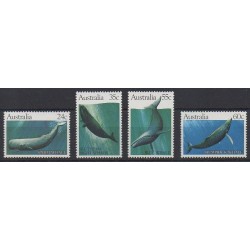 Australia - 1982 - Nb 763/766 - Sea life - Mamals