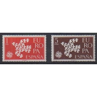 Buy this set of stamps of Spain of the year 1961 (Nb 1044/1045).