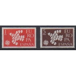 Spain - 1961 - Nb 1044/1045 - Europa