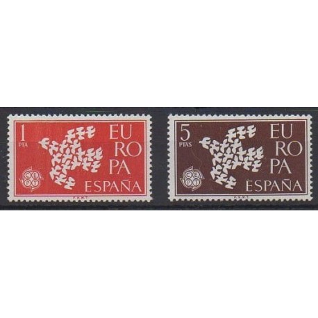 Spain - 1961 - Nb 1044/1045 - Europa