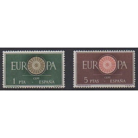 Espagne - 1960 - No 975/976 - Europa