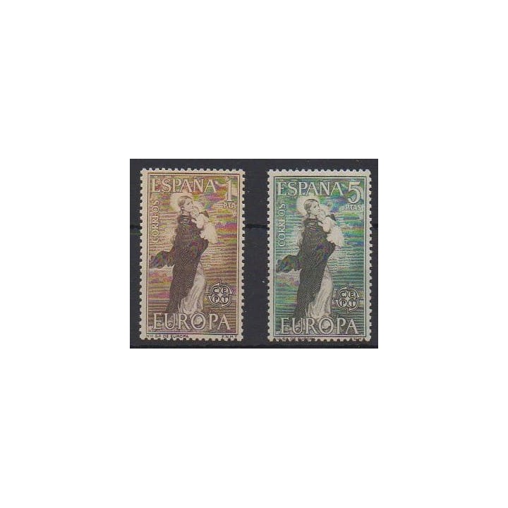Acheter cette série de timbres d'Espagne de l'année 1963 (No 1188/1189).