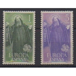 Acheter cette série de timbres d'Espagne de l'année 1965 (No 1335/1336).