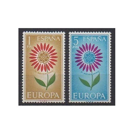 Spain - 1964 - Nb 1271/1272 - Europa