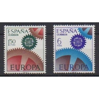 Acheter cette série de timbres d'Espagne de l'année 1967 (No 1448/1449).