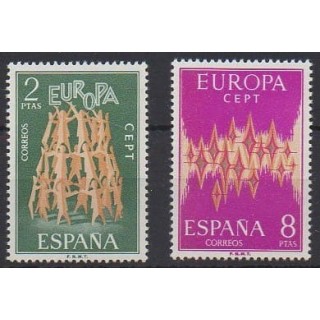 Buy this set of stamps of Spain of the year 1972 (Nb 1744/1745).