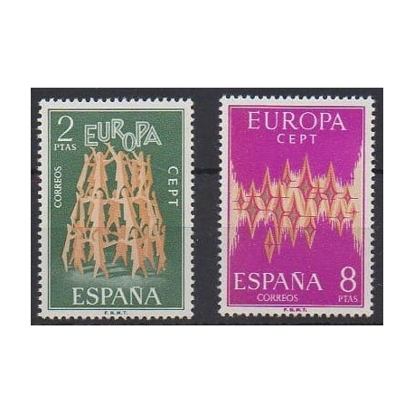 Espagne - 1972 - No 1744/1745 - Europa